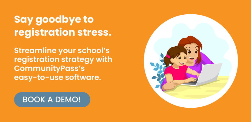 Say goodbye to registration stress. Streamline your school’s registration strategy with CommunityPass’s easy-to-use software. Click to book a demo!